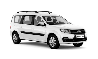 Белая LADA Largus универсал CNG [Битопливный]