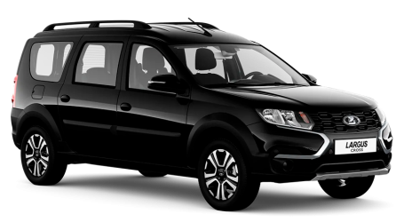 Черная LADA Largus Cross [Кросс]