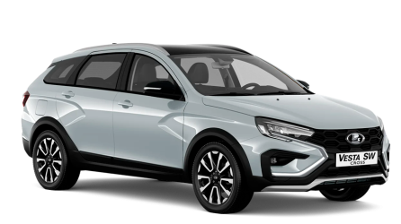 Серебристая LADA Vesta SW Cross [Универсал Кросс]