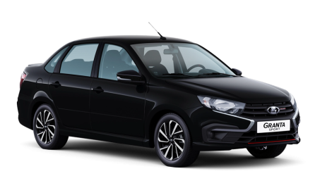 Черная LADA Granta Sport [Спорт]