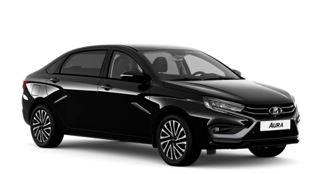 Черная LADA Aura Премьер