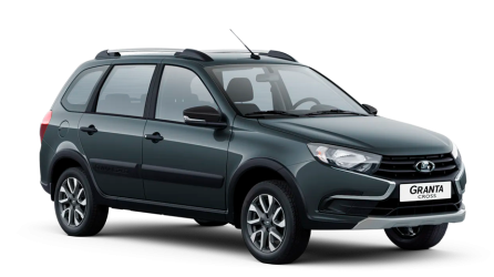 Серебристо-темная LADA Granta Cross [Кросс]