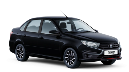 Черная LADA Granta Sportline