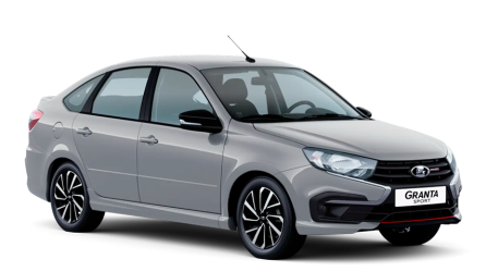 Серебристая LADA Granta Sport [Спорт] Лифтбек